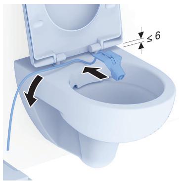 GEBERIT KIT HYGIèNE JAPONAIS LAVANT POUR WC CAMA - WARNING - 12