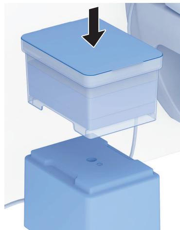 GEBERIT KIT HYGIèNE JAPONAIS LAVANT POUR WC CAMA - Place the water tank with the lid closed on top of the technics assembly. - 1