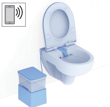GEBERIT KIT HYGIèNE JAPONAIS LAVANT POUR WC CAMA - Collegamento con l'app Geberit - 2