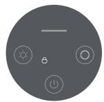 Xiaomi MIAIR4COMPACT - Enabling/disabling the child lock function - 1