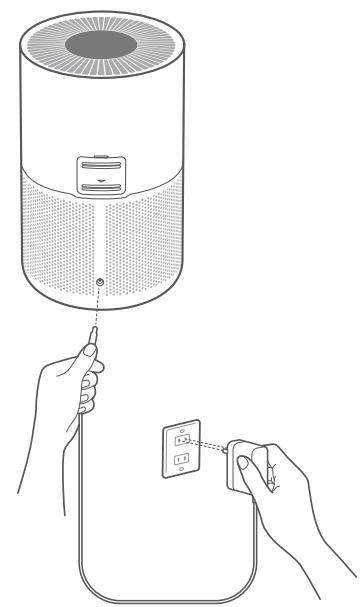 Xiaomi MIAIR4COMPACT - Connecting to an electrical outlet - 2