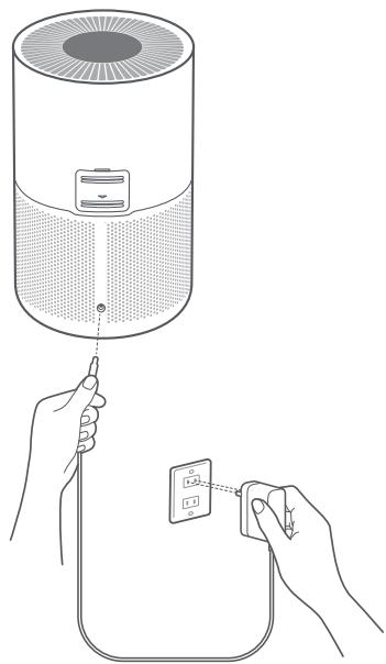 Xiaomi MIAIR4COMPACT - Collegamento a una presa elettrica - 2