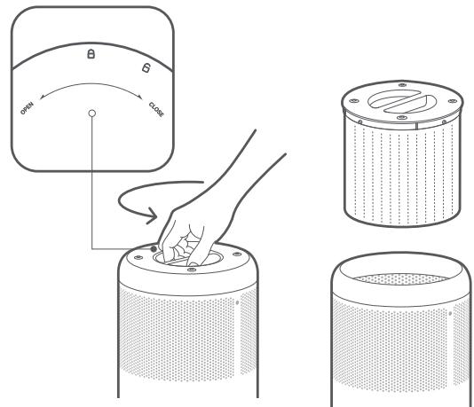 Xiaomi MIAIR4COMPACT - Remplacement du filtré - 1