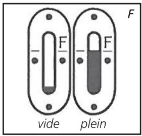 QLIMA SRE2929C - SRE4033C - SRE4034C - SRE435C - B REMPLISSAGE DU COMBUSTIBLE - 1