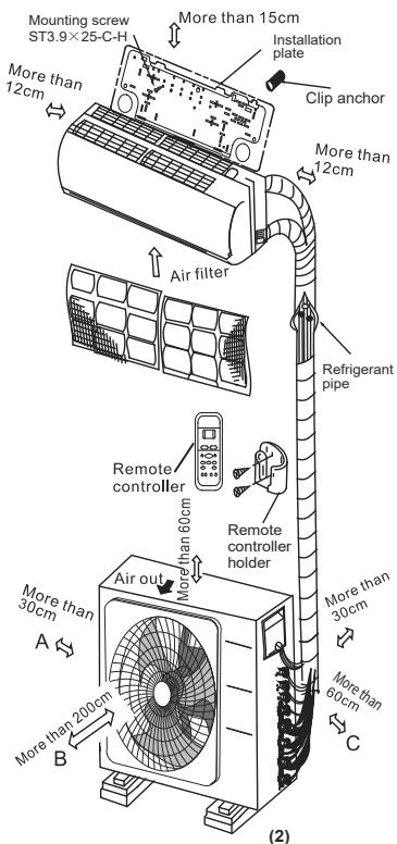OLIMPIA SPLENDID ARYAL S2 E DUAL - TRIAL - - INSTALLATION DIAGRAM - 5