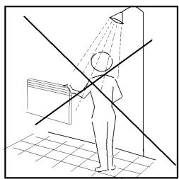 MILL H1000 DN - NE TOUCHEZ JAMAIS LE PANNEAU DU RADIATEUR OU SON BOITIER AVEC LES MAINS - 1