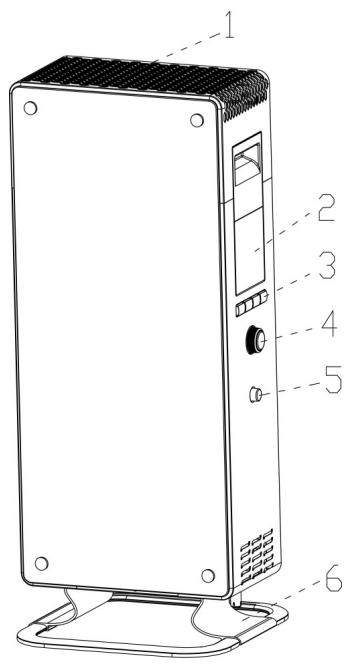 MILL H1000DNBLCK - Description du radiateur - 2