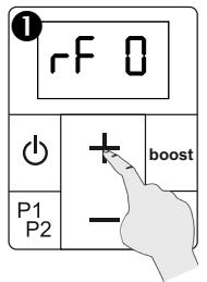 ACOVA Nankin - B) Procedure using the remote control: - 1