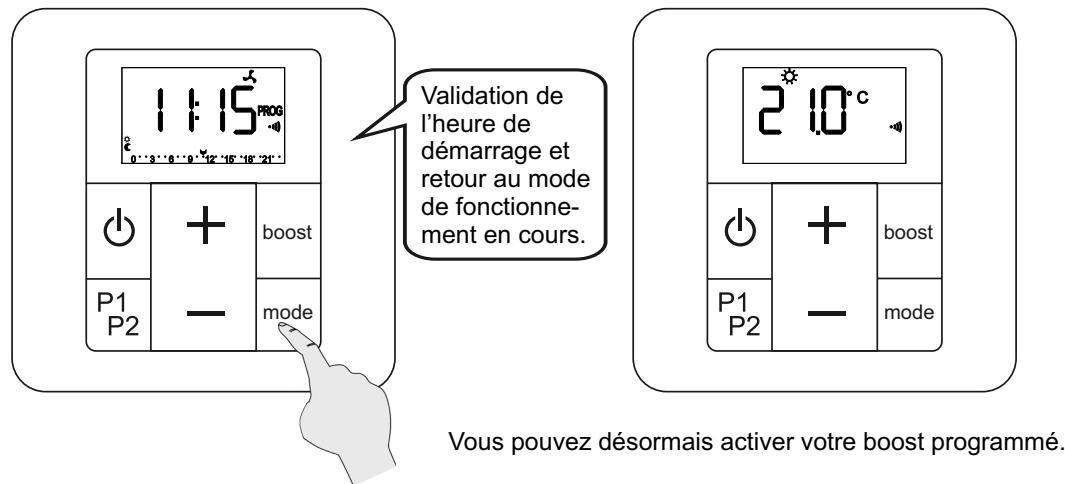 ACOVA Nankin - RéGLAGE D'UN BOOST PROGRAMMÉ - 3