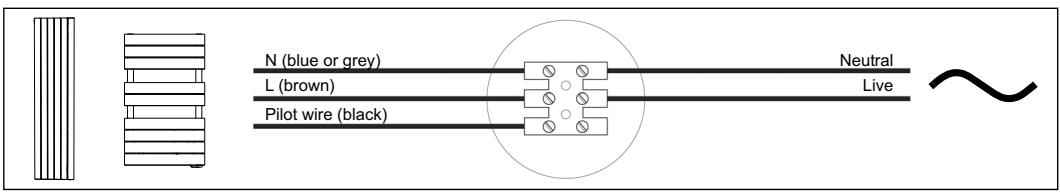 ACOVA Nankin - CONNECTING PRINCIPLE WITHOUT PILOT WIRE (CLASS 2 - FRENCH MARKET): - 1