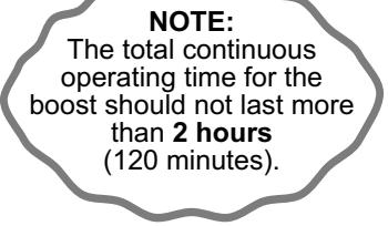 ACOVA Nankin - ACTIVATION AND RUNNING PROGRAMMED BOOST (continued) - 3