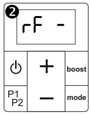 ACOVA Nankin - B) Procedure using the remote control: - 2