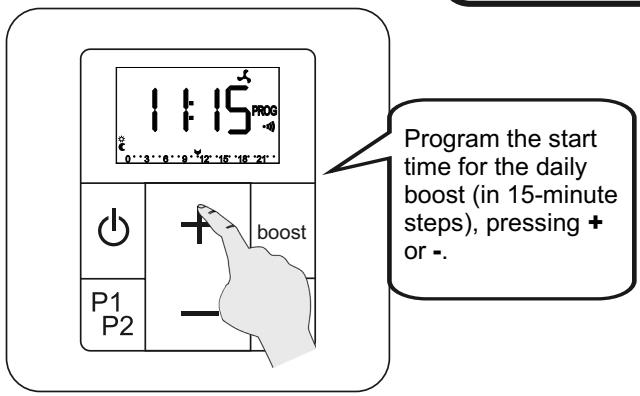ACOVA Nankin - SETTING A PROGRAMMED BOOST - 3
