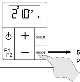 ACOVA Nankin - Operating mode selection - 1