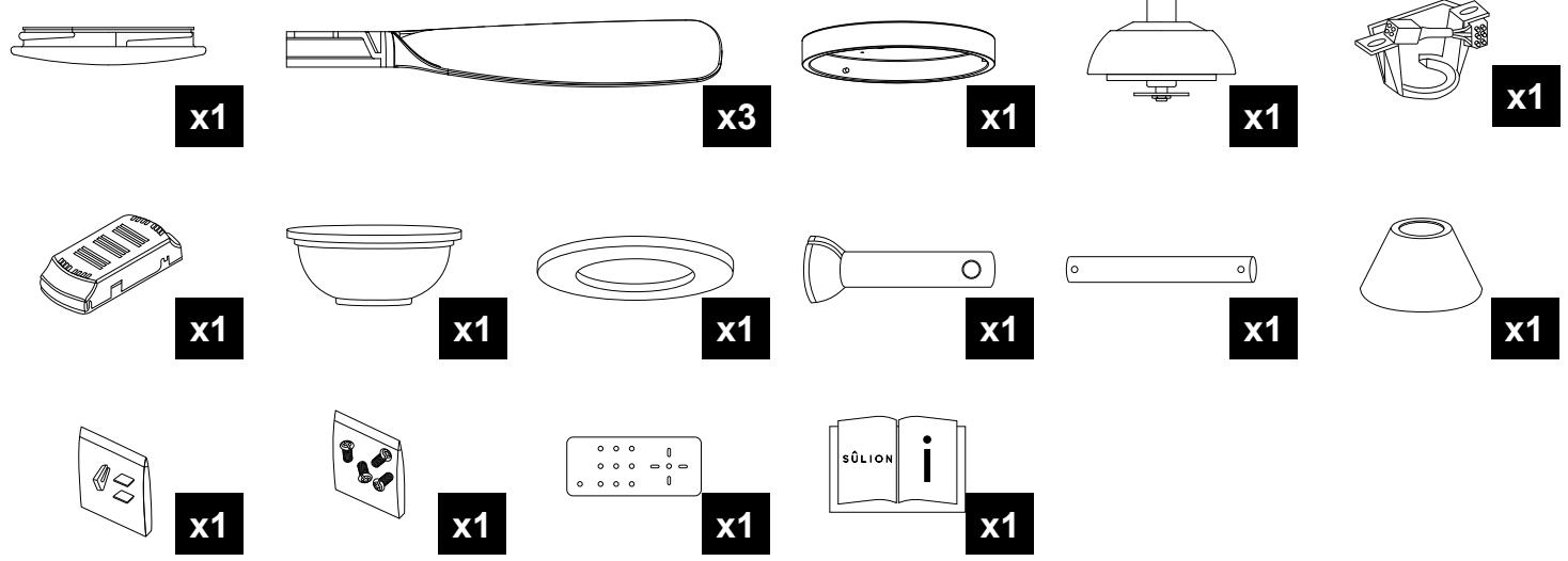 SULION SUNSET - Components / Components / Composants / Componentes / Komponenten / Componenti - 1