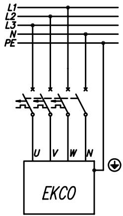 KOSPEL EKCO.M3 - EKCO.MN3 - Scheme de raccordement de la chaudière à l'installation du chauffage central - 5