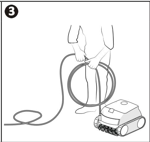 ZODIAC CNX 1090 - Lay out the cable to reduce tangling - 3