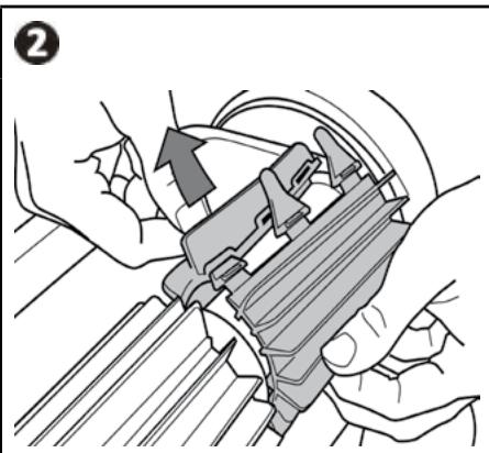 ZODIAC CNX 2590 - Positionner les nouvelles brosses - 2