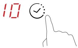 CANDY CTP63SC/E1 - b) Setting the timer to turn one cooking zone off - 2