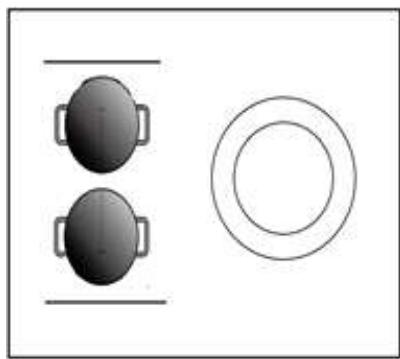 CANDY CTP63SC/E1 - As two independent zones - 2
