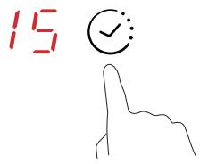 CANDY CTP63SC/E1 - b) Setting the timer to turn one cooking zone off - 5