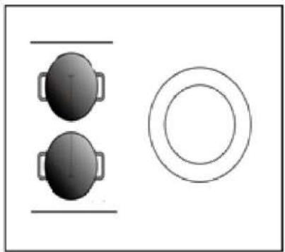 CANDY CTP63SC/E1 - En tant que deux zones indépendantes - 2