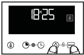 BRANDT BKFP243X - - Bloqueo del teclado (seguidad para niños) - 1