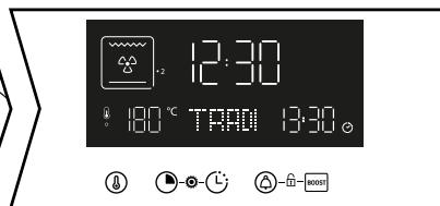 BRANDT BKFP243X - - Modificación de la hora de fin de coccción - 3