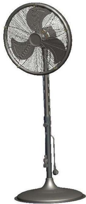 OFRESH VENTILATEUR BRUMISATEUR EXTéRIEUR SUR PIED 145 CM - Ventilateur brumisateur extérieur 145cm - 1