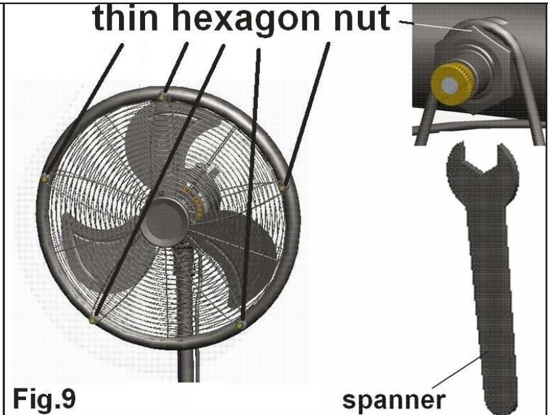 OFRESH VENTILATEUR BRUMISATEUR EXTéRIEUR SUR PIED 145 CM - UTILISER COMME VENTILATEUR DE BRUMISATION - 2