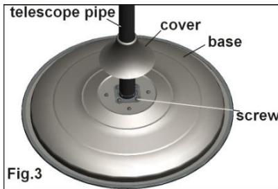 OFRESH VENTILATEUR BRUMISATEUR EXTéRIEUR SUR PIED 145 CM - ASSEMBLAGE BASE - 2