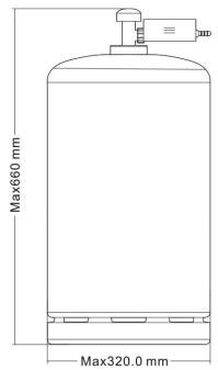 COZZE GAZ 13 + THERMO - BOUTEILLE DE GAZ - 1