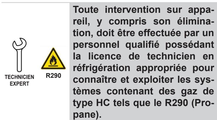 COINTRA OASIS TECH - Le réfrigerant ne doit pas être libéré dans l'atmosphère. - 1