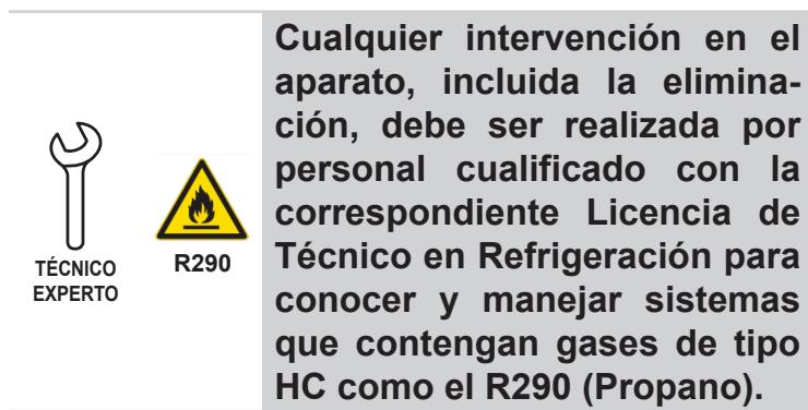 COINTRA OASIS TECH - El refrigerante no debe ser liberado a la atmósfera. - 1
