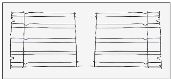 CANDY FCT686X WIFI - Lateral wire grids - 1