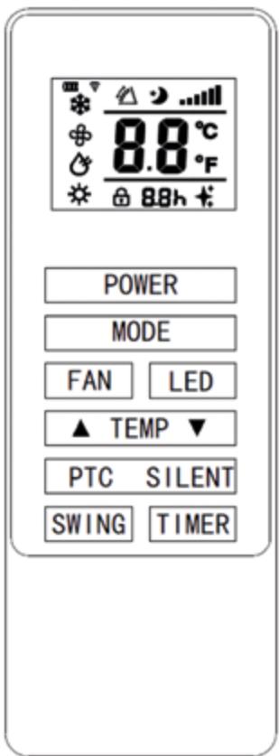 QLIMA WDH 229 PTC - MANDO A DISTANCIA - 1
