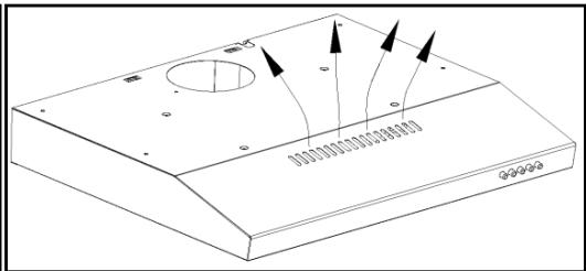 ROSIERES RHC224/1IN - AIR VENTILATION SETTING - 4