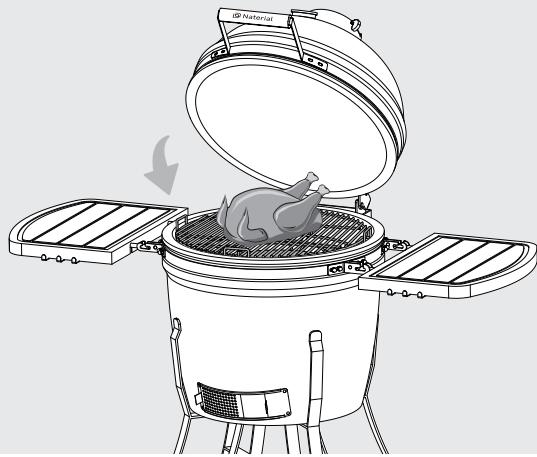 NATERIAL DRAGO EGG - INDIRECT COOKING - 4