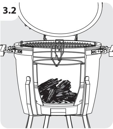 NATERIAL DRAGO EGG - INDIRECT COOKING - 3