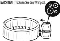 BESTWAY LAY-Z ST MORITZ - Nur für Drop-Stitch-Whirlpools - 9