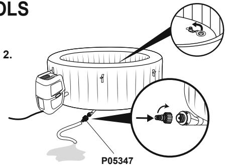 BESTWAY LAY-Z ST MORITZ - ENTLEEREN DES WHIRLPOOLS - 2