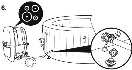 BESTWAY TAHITI - SVUOTAMENTO DELLA PISCINA - 6