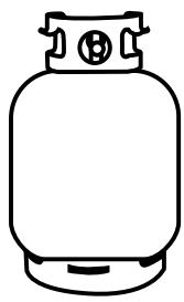 NATERIAL ILO - Information about gas and the pressure regulator: - 1