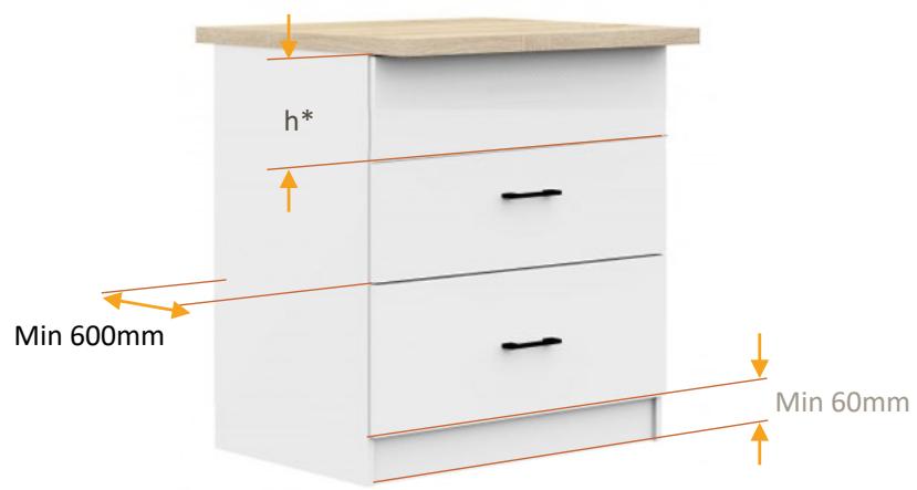 ELICA NIKOLATESLA FLAME - Quelle largeur de meuble? - 4