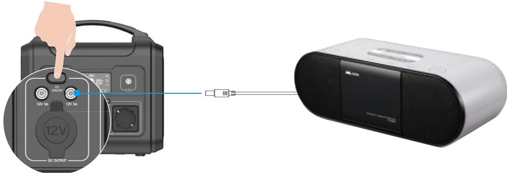 EZVIZ nomade 600W - Rechargement par le port DC 5521 - 1