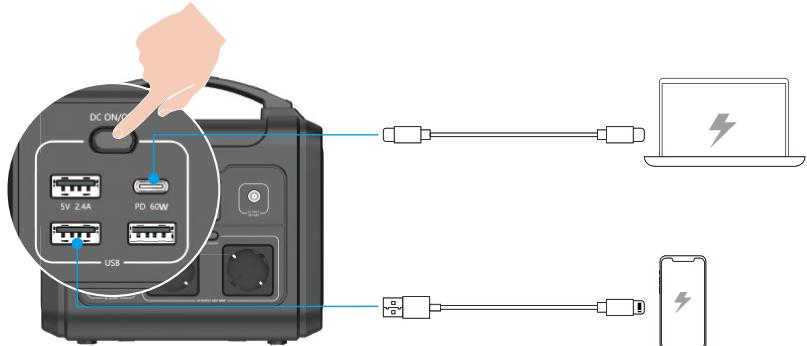 EZVIZ nomade 600W - Chargement USB - 1