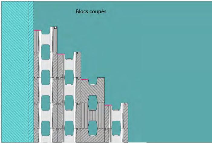 BWT PISCINE EN BLOC POLYSTYRèNE - Pose des blocs de l'escalier - 7
