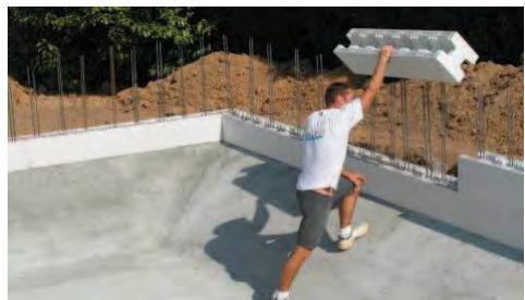 BWT PISCINE EN BLOC POLYSTYRèNE - Assemblage des blocs - 3