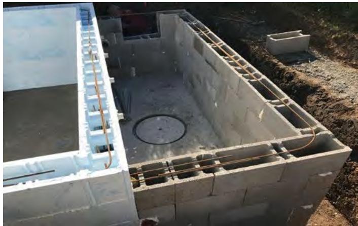BWT PISCINE EN BLOC POLYSTYRèNE - Emplacement du local technique - 1