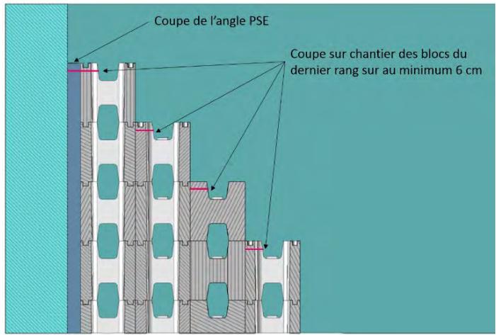 BWT PISCINE EN BLOC POLYSTYRèNE - Pose des blocs de l'escalier - 5